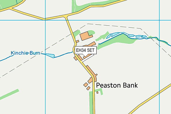 EH34 5ET map - OS VectorMap District (Ordnance Survey)