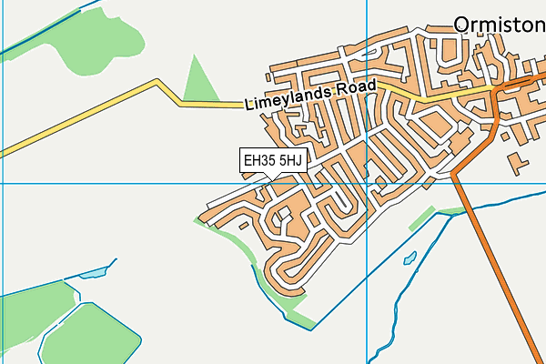 EH35 5HJ map - OS VectorMap District (Ordnance Survey)