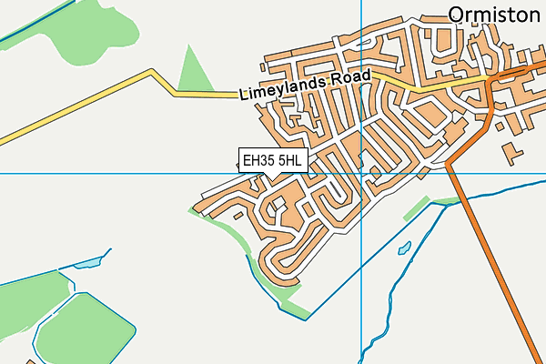 EH35 5HL map - OS VectorMap District (Ordnance Survey)