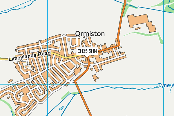 EH35 5HN map - OS VectorMap District (Ordnance Survey)