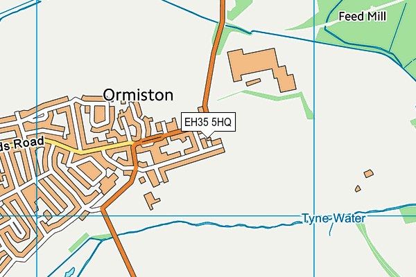 EH35 5HQ map - OS VectorMap District (Ordnance Survey)