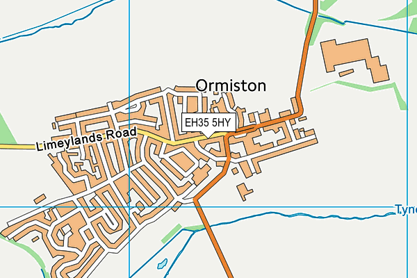 EH35 5HY map - OS VectorMap District (Ordnance Survey)