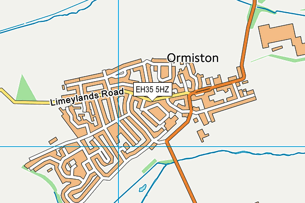 EH35 5HZ map - OS VectorMap District (Ordnance Survey)
