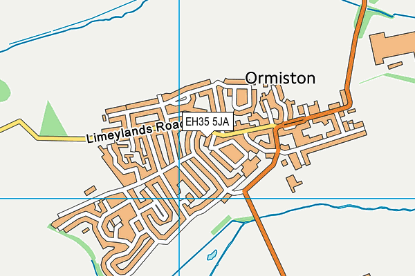 EH35 5JA map - OS VectorMap District (Ordnance Survey)