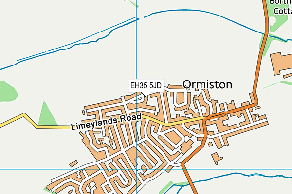 EH35 5JD map - OS VectorMap District (Ordnance Survey)