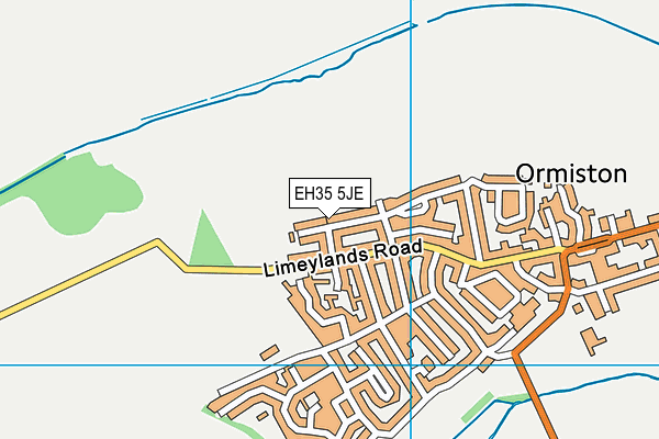 EH35 5JE map - OS VectorMap District (Ordnance Survey)