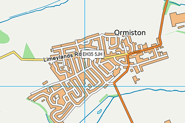 EH35 5JH map - OS VectorMap District (Ordnance Survey)