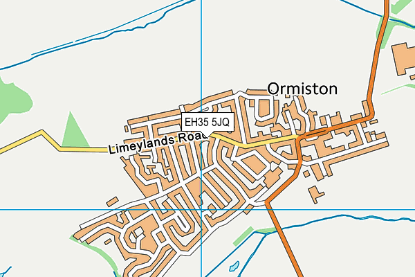 EH35 5JQ map - OS VectorMap District (Ordnance Survey)