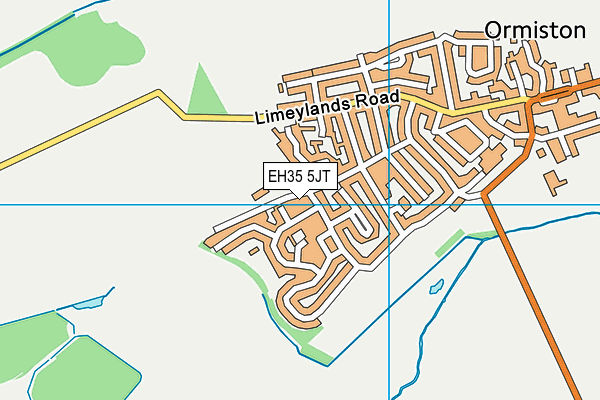 EH35 5JT map - OS VectorMap District (Ordnance Survey)