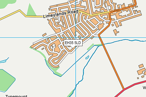 EH35 5LD map - OS VectorMap District (Ordnance Survey)