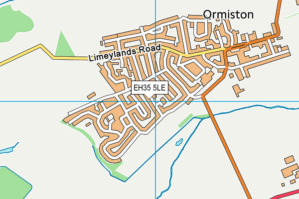 EH35 5LE map - OS VectorMap District (Ordnance Survey)