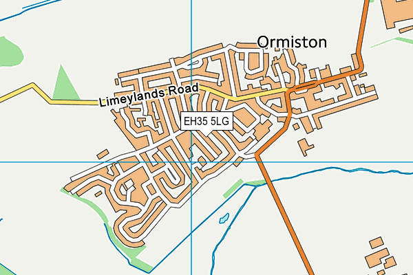EH35 5LG map - OS VectorMap District (Ordnance Survey)