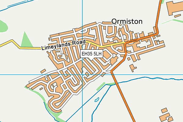 EH35 5LH map - OS VectorMap District (Ordnance Survey)