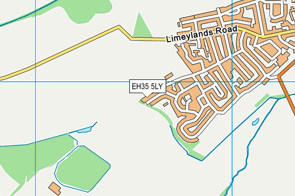 EH35 5LY map - OS VectorMap District (Ordnance Survey)