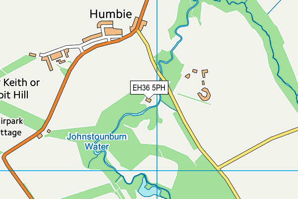 EH36 5PH map - OS VectorMap District (Ordnance Survey)