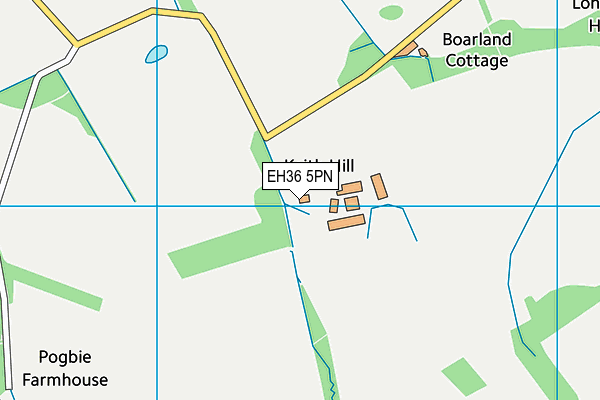 EH36 5PN map - OS VectorMap District (Ordnance Survey)