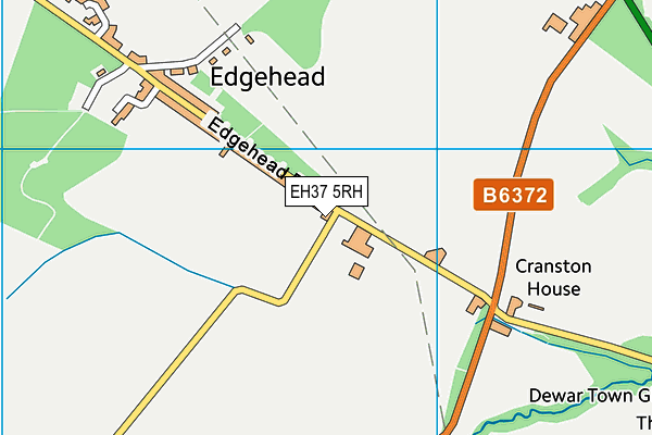 EH37 5RH map - OS VectorMap District (Ordnance Survey)