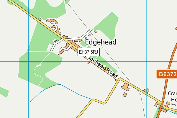 EH37 5RJ map - OS VectorMap District (Ordnance Survey)
