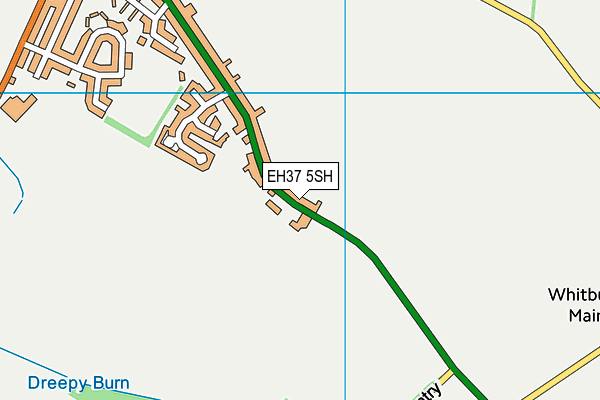 EH37 5SH map - OS VectorMap District (Ordnance Survey)