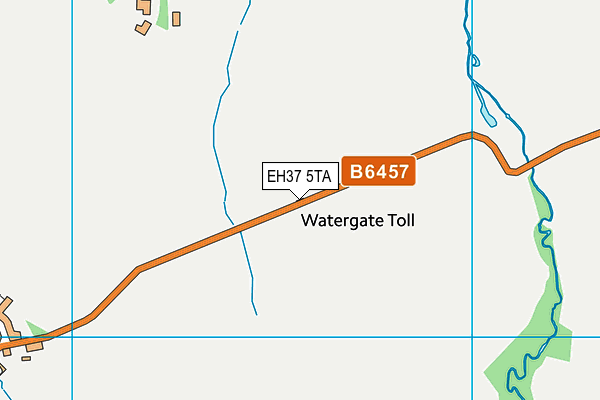 EH37 5TA map - OS VectorMap District (Ordnance Survey)