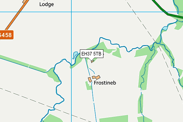 EH37 5TB map - OS VectorMap District (Ordnance Survey)