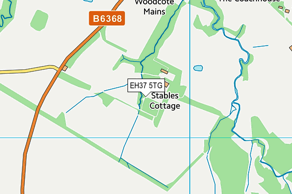 EH37 5TG map - OS VectorMap District (Ordnance Survey)