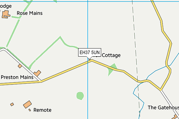 EH37 5UN map - OS VectorMap District (Ordnance Survey)