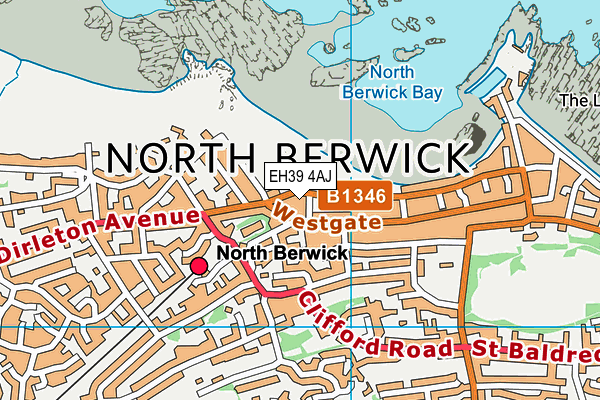 EH39 4AJ map - OS VectorMap District (Ordnance Survey)