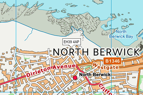 EH39 4AP map - OS VectorMap District (Ordnance Survey)