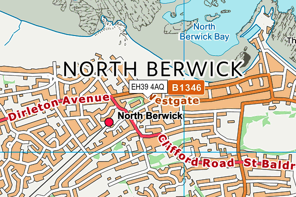 EH39 4AQ map - OS VectorMap District (Ordnance Survey)