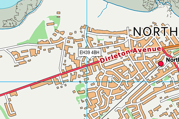 EH39 4BH map - OS VectorMap District (Ordnance Survey)