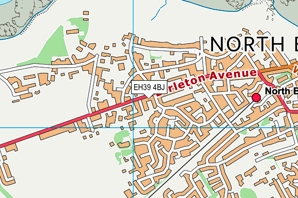 EH39 4BJ map - OS VectorMap District (Ordnance Survey)