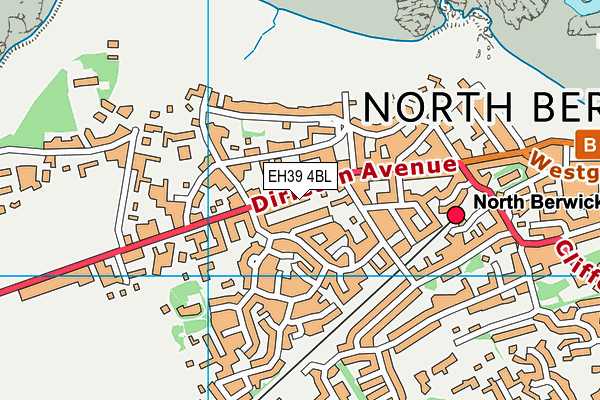 EH39 4BL map - OS VectorMap District (Ordnance Survey)