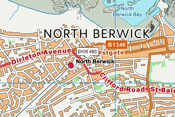 EH39 4BS map - OS VectorMap District (Ordnance Survey)