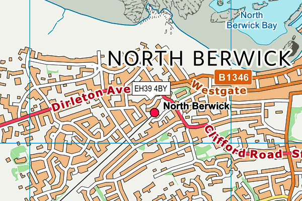 EH39 4BY map - OS VectorMap District (Ordnance Survey)