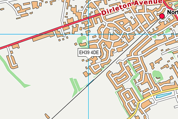 EH39 4DE map - OS VectorMap District (Ordnance Survey)