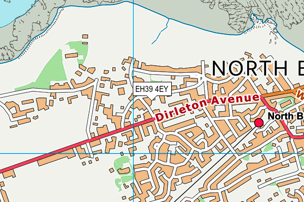 EH39 4EY map - OS VectorMap District (Ordnance Survey)