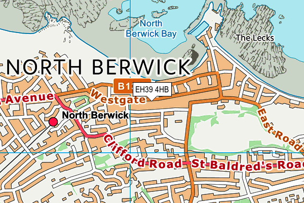 EH39 4HB map - OS VectorMap District (Ordnance Survey)