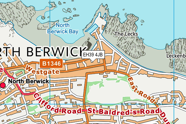 EH39 4JB map - OS VectorMap District (Ordnance Survey)