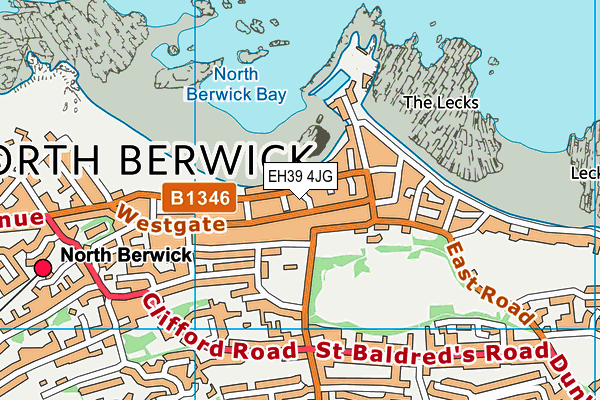 EH39 4JG map - OS VectorMap District (Ordnance Survey)