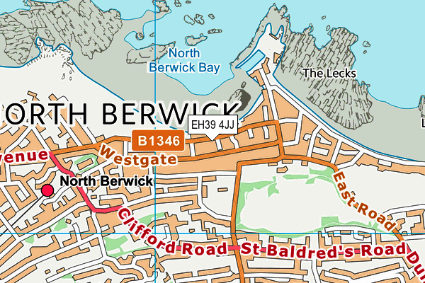 Map of BASS ROCK SCAFFOLDING LTD at district scale