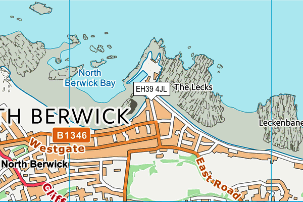 EH39 4JL map - OS VectorMap District (Ordnance Survey)