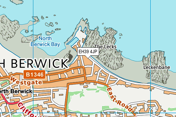 EH39 4JP map - OS VectorMap District (Ordnance Survey)