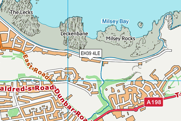 EH39 4LE map - OS VectorMap District (Ordnance Survey)