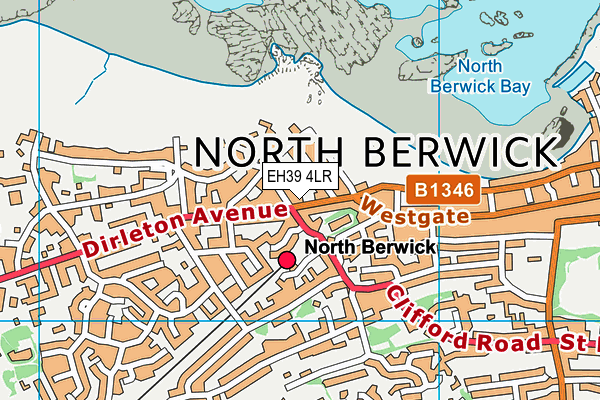 EH39 4LR map - OS VectorMap District (Ordnance Survey)