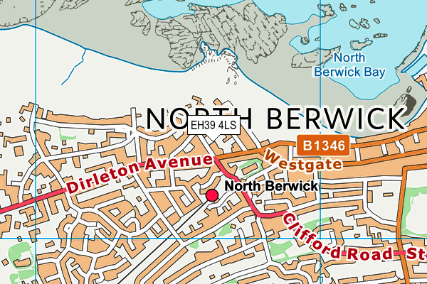 EH39 4LS map - OS VectorMap District (Ordnance Survey)