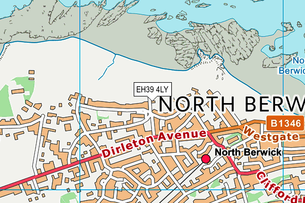 EH39 4LY map - OS VectorMap District (Ordnance Survey)