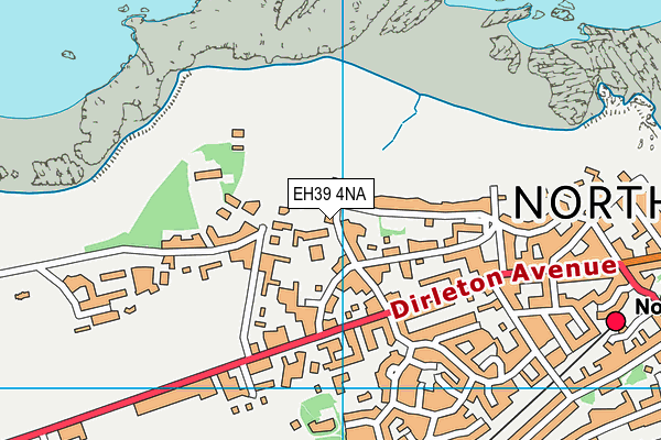 EH39 4NA map - OS VectorMap District (Ordnance Survey)