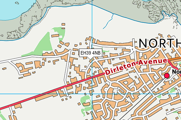 EH39 4NB map - OS VectorMap District (Ordnance Survey)
