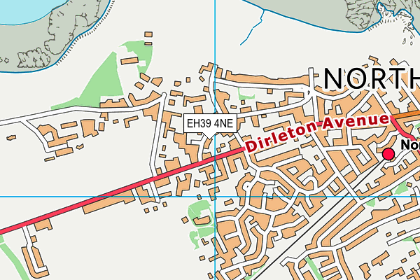 EH39 4NE map - OS VectorMap District (Ordnance Survey)